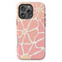 Custom Initials Abstract Flowers iPhone Case - V2